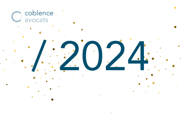 Coblence avocats vous présente ses meilleurs vœux 2024